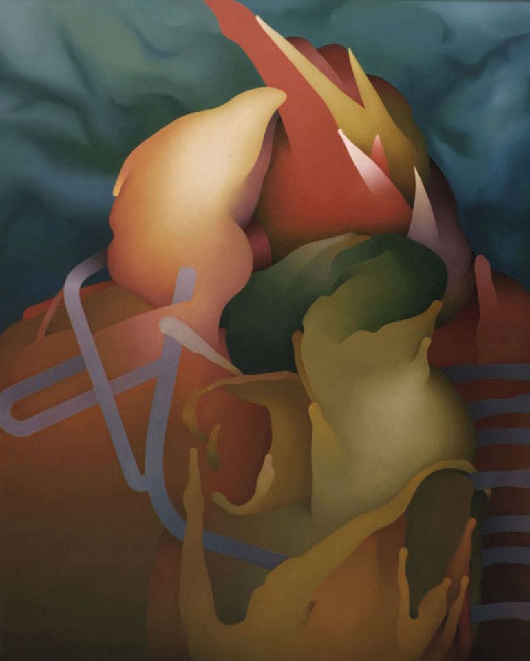 Jean Baptiste Clamence, 1996,  olej, płótno, 120x150
